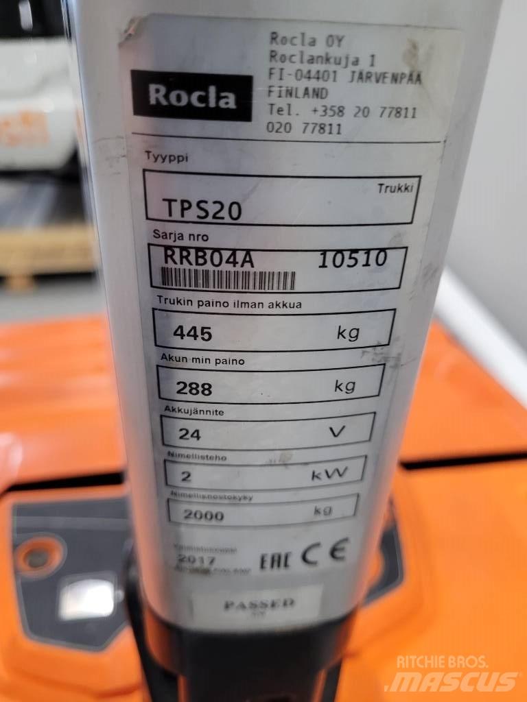 Rocla TPS20 Lavansiirtotrukit ajotasolla
