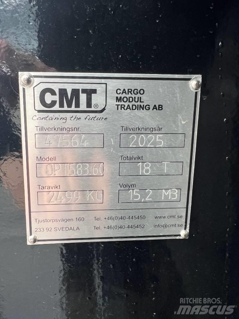 CMT Schaktflak 15m3 Vaihtolavat