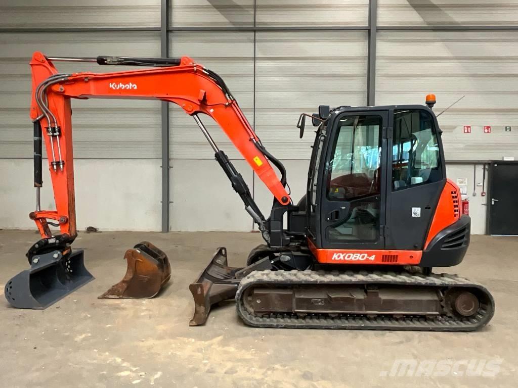 Kubota KX 080-4 Midikaivukoneet 7t - 12t