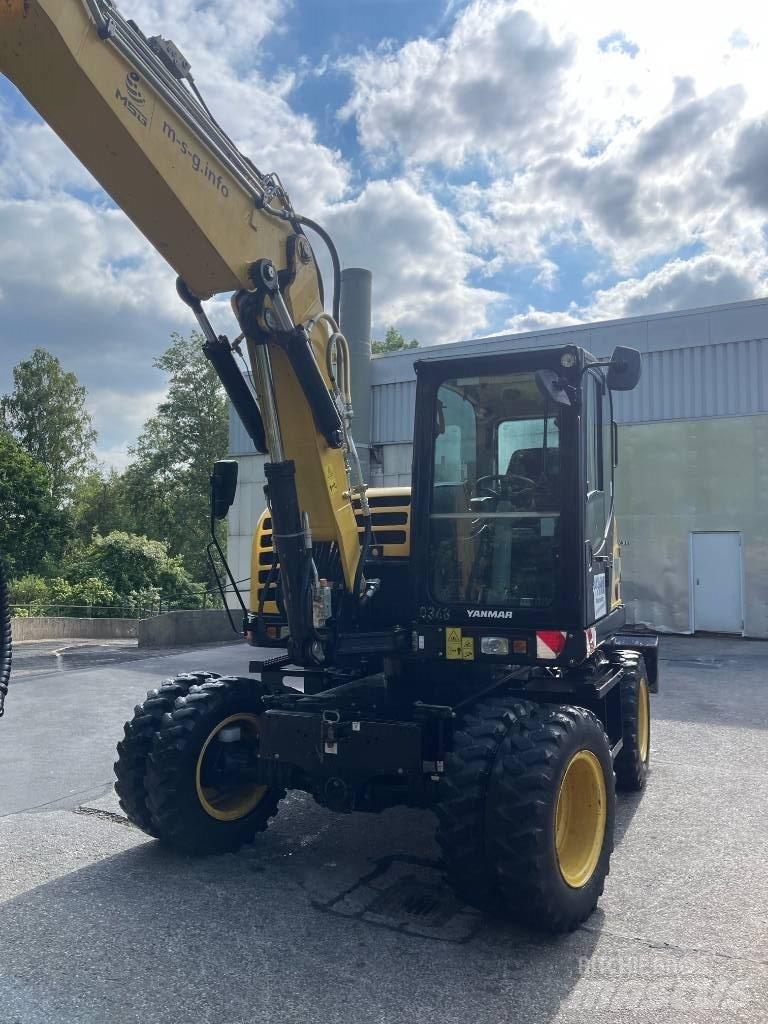 Yanmar B 95 W Pyöräkaivukoneet