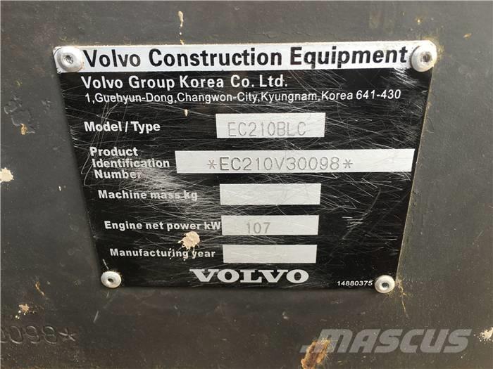 Volvo EC 210 B LC Telakaivukoneet