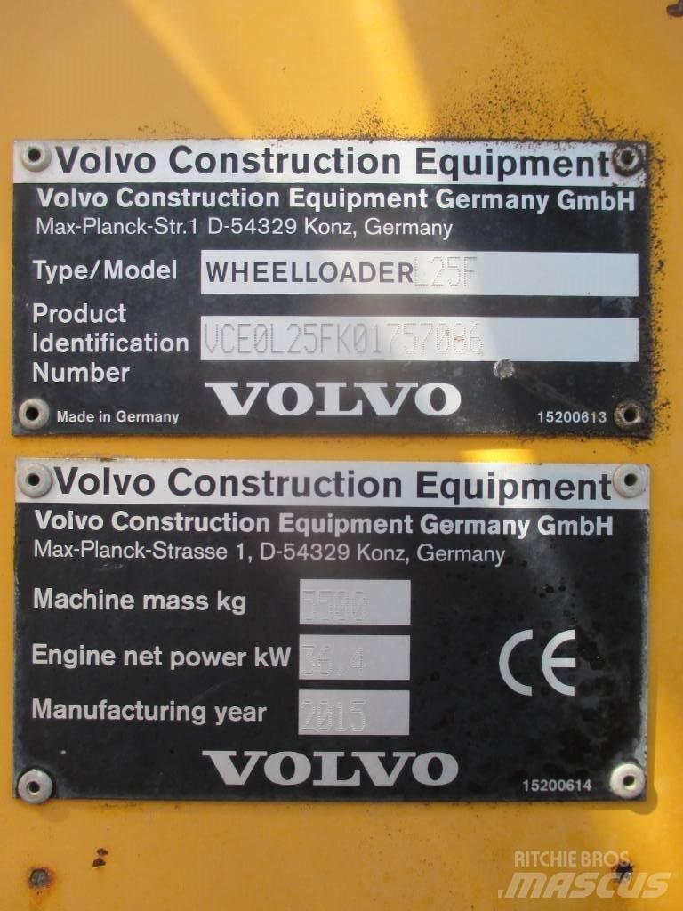 Volvo L 25 F Pyöräkuormaajat