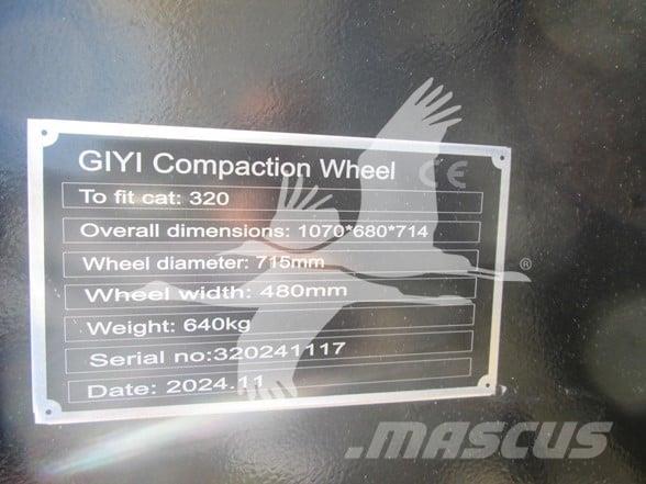  GIYI CAT 320 Renkaat ja vanteet