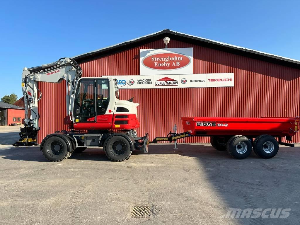 Takeuchi TB 395 W Pyöräkaivukoneet