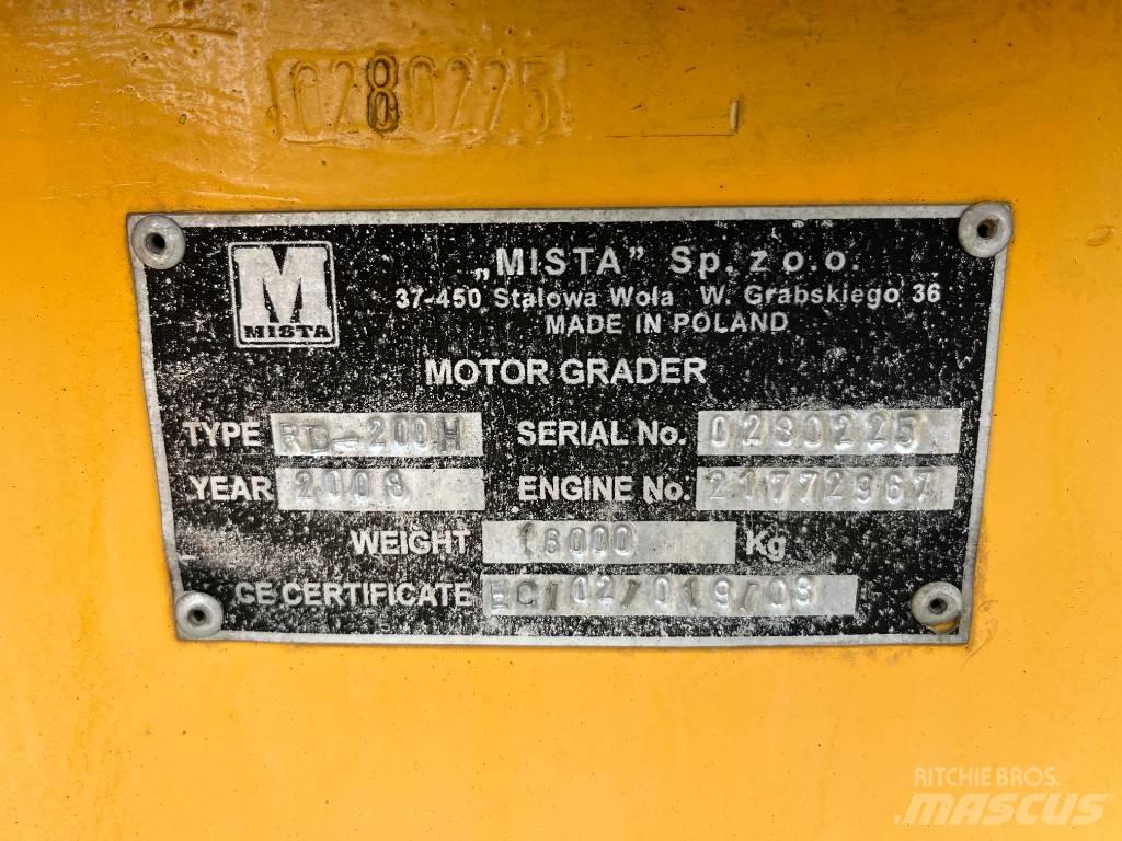  Mista RD200H Tiehöylät