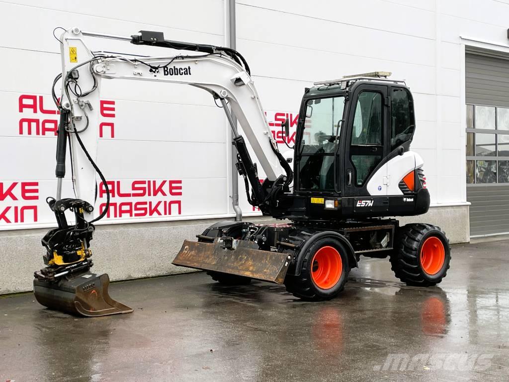 Bobcat E 57 W Pyöräkaivukoneet