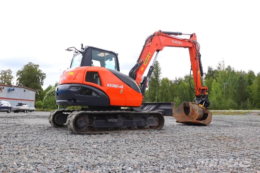 Kubota KX080-4a Midikaivukoneet 7t - 12t