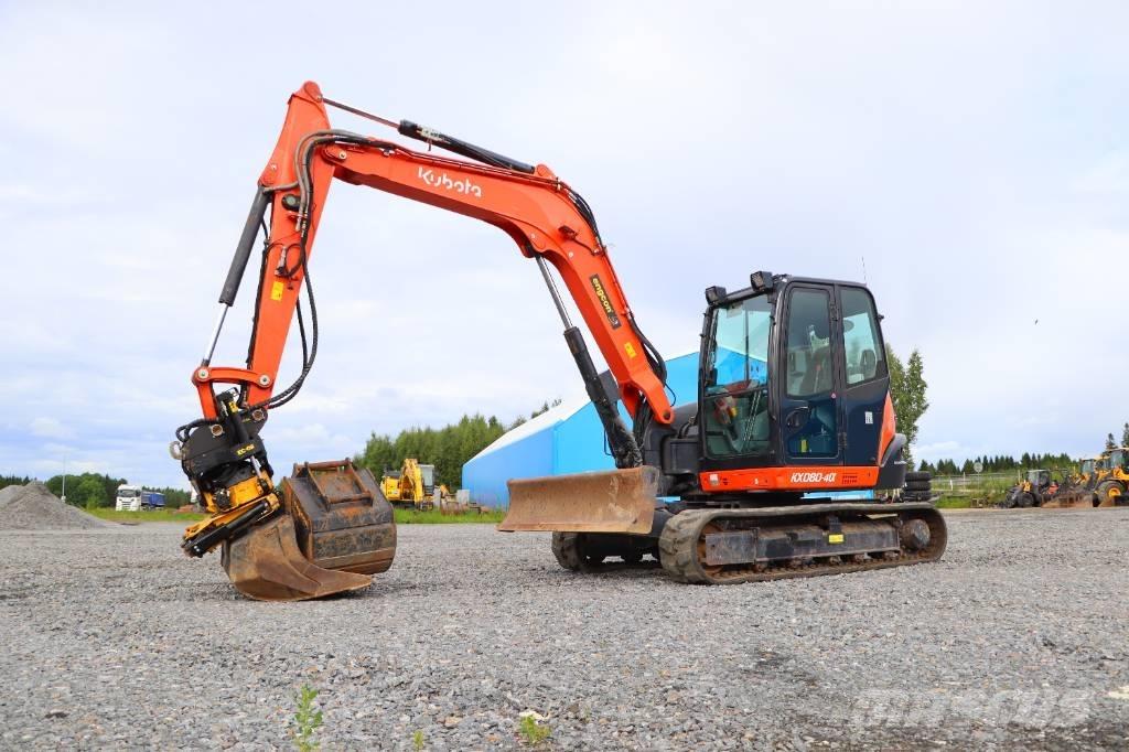 Kubota KX080-4a Midikaivukoneet 7t - 12t