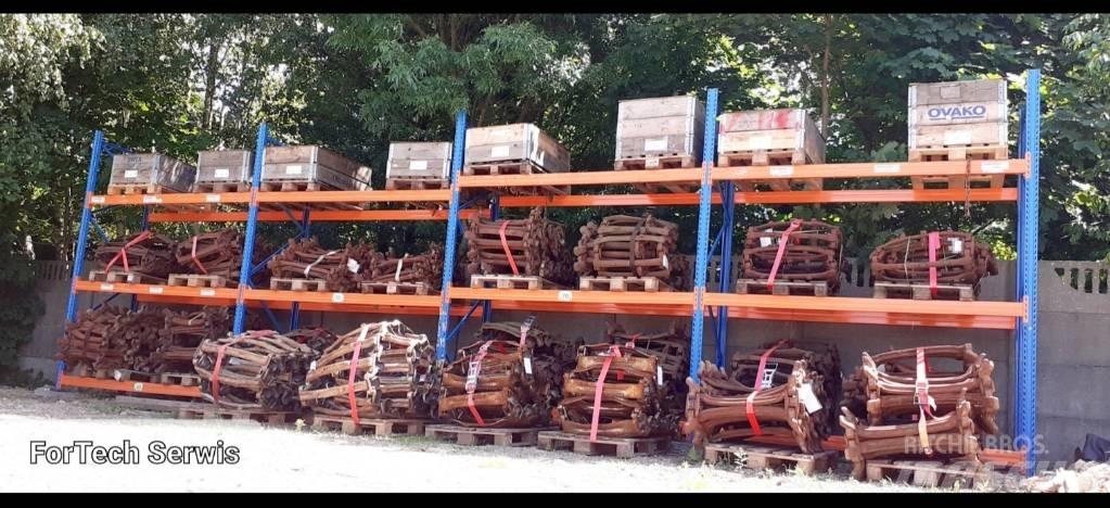  Łańcuchy 600/55/26,5 Ketjut, telat ja alustat