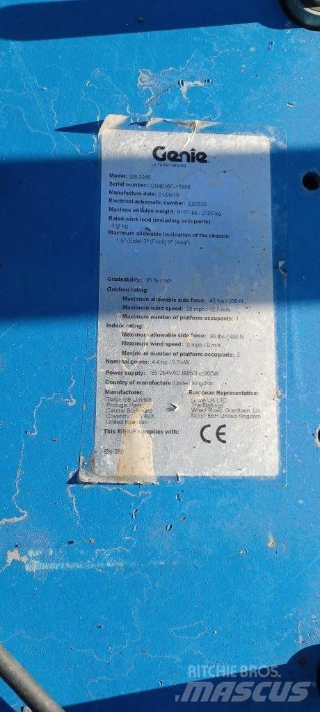 GENIE GS3246 Saksilavat