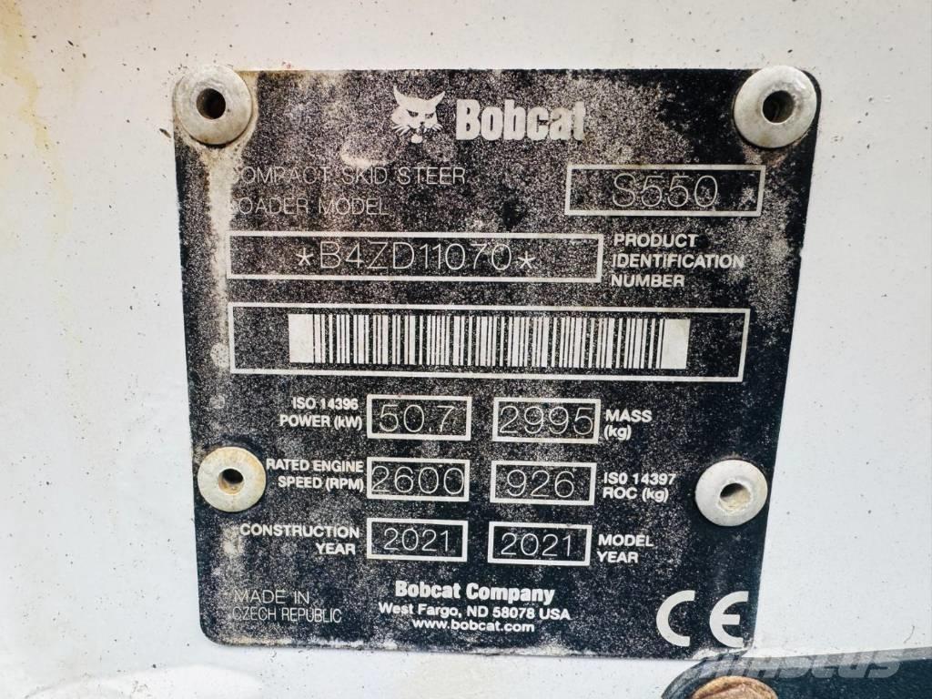 Bobcat S 550 Liukuohjatut kuormaajat