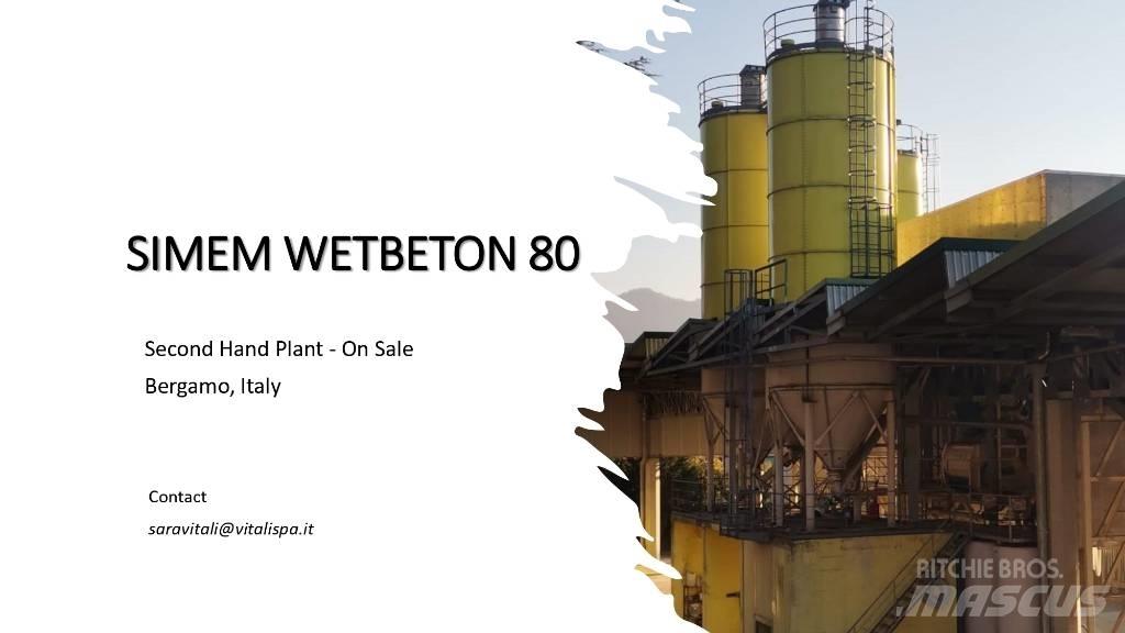  SIMEM WETBETON 80 Betonin valmistusasemat