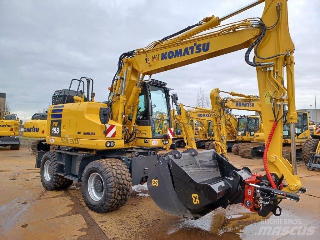 Komatsu PW158-11E0 Pyöräkaivukoneet