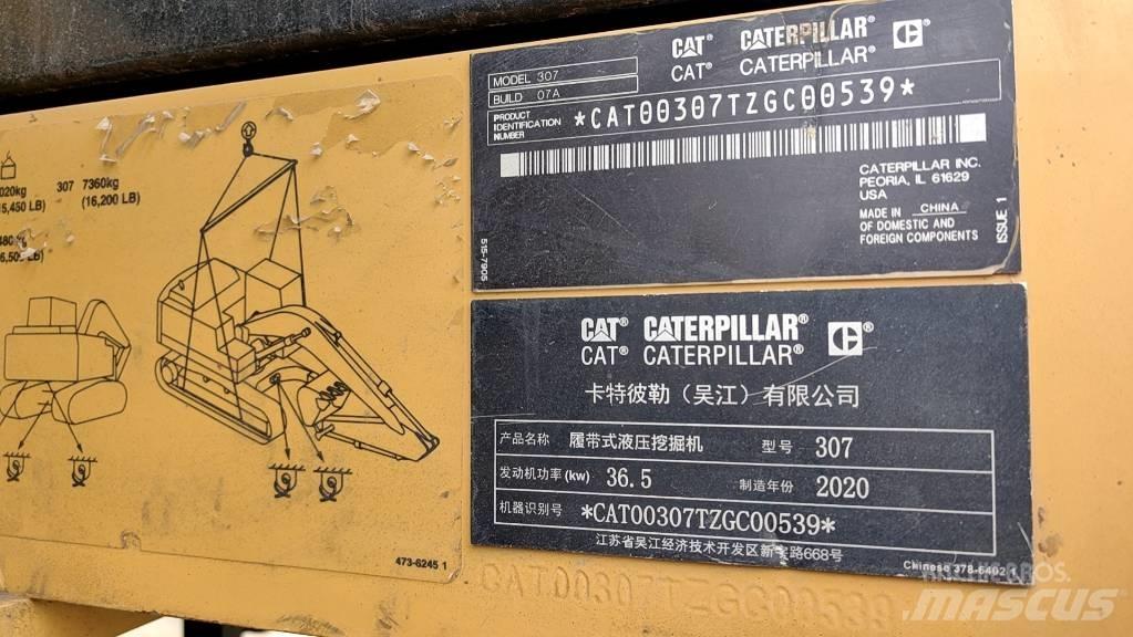 CAT 2020 CAT 307 Minikaivukoneet < 7t