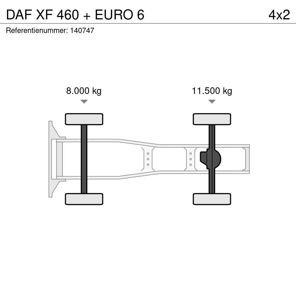 DAF XF 460 + EURO 6 Vetopöytäautot