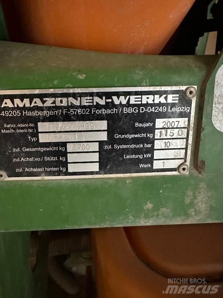 Amazone UF1201 Nostolaite ruiskut