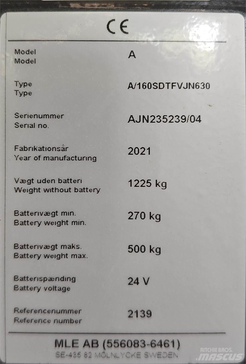 Atlet 160SDTFV Lavansiirtotrukit ajotasolla