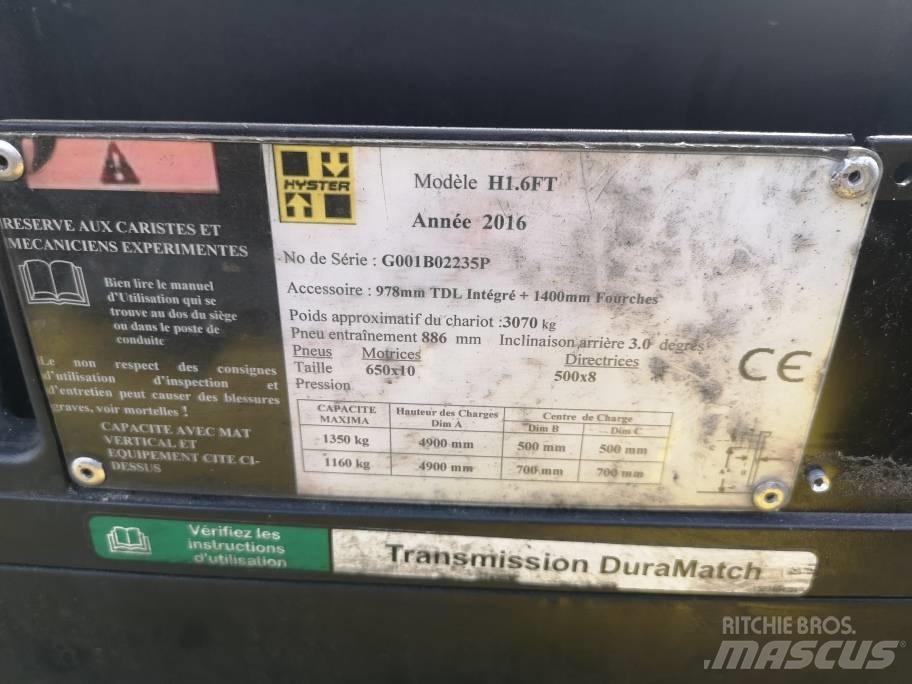 Hyster H 1.6 FT Nestekaasutrukit