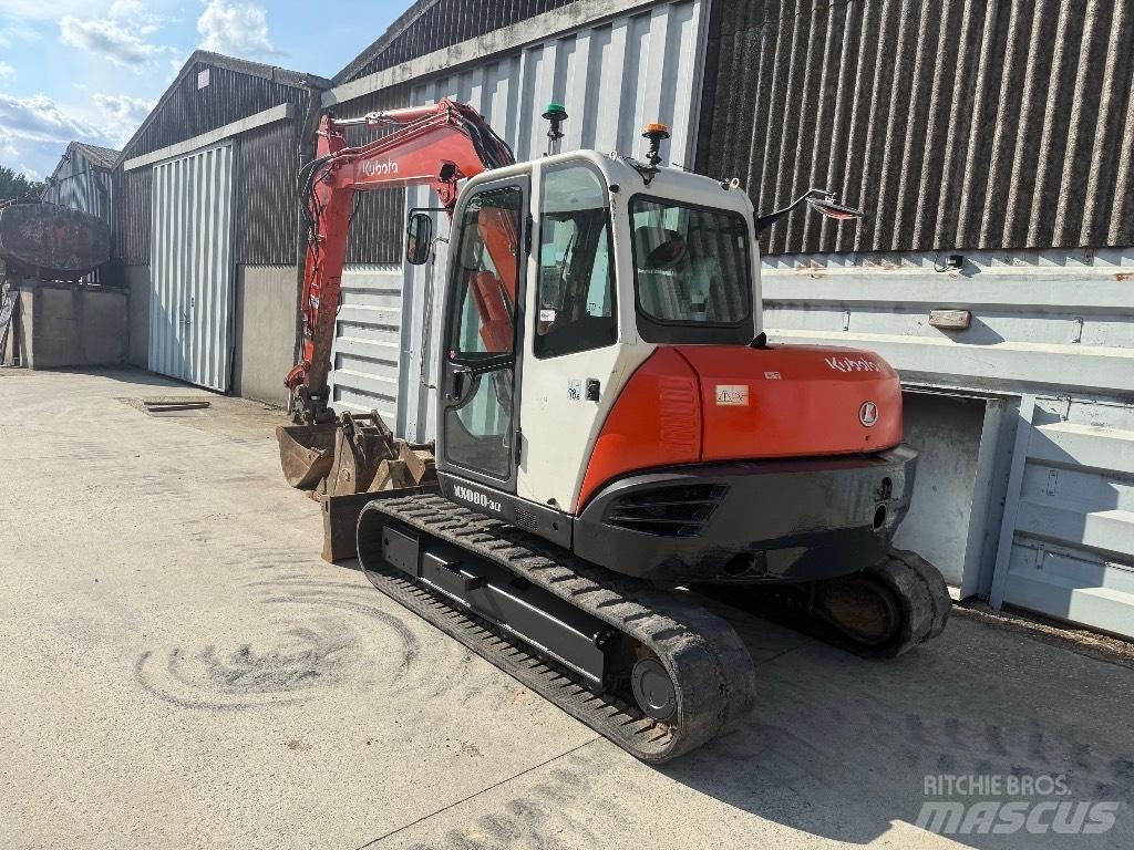 Kubota KX 080 Midikaivukoneet 7t - 12t