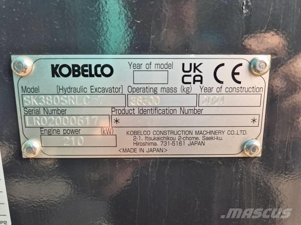 Kobelco SK380SRLC Telakaivukoneet