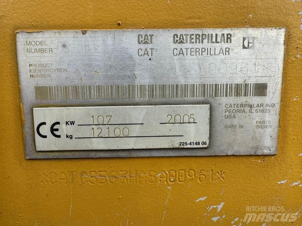 CAT CS563E Yksivalssijyrät