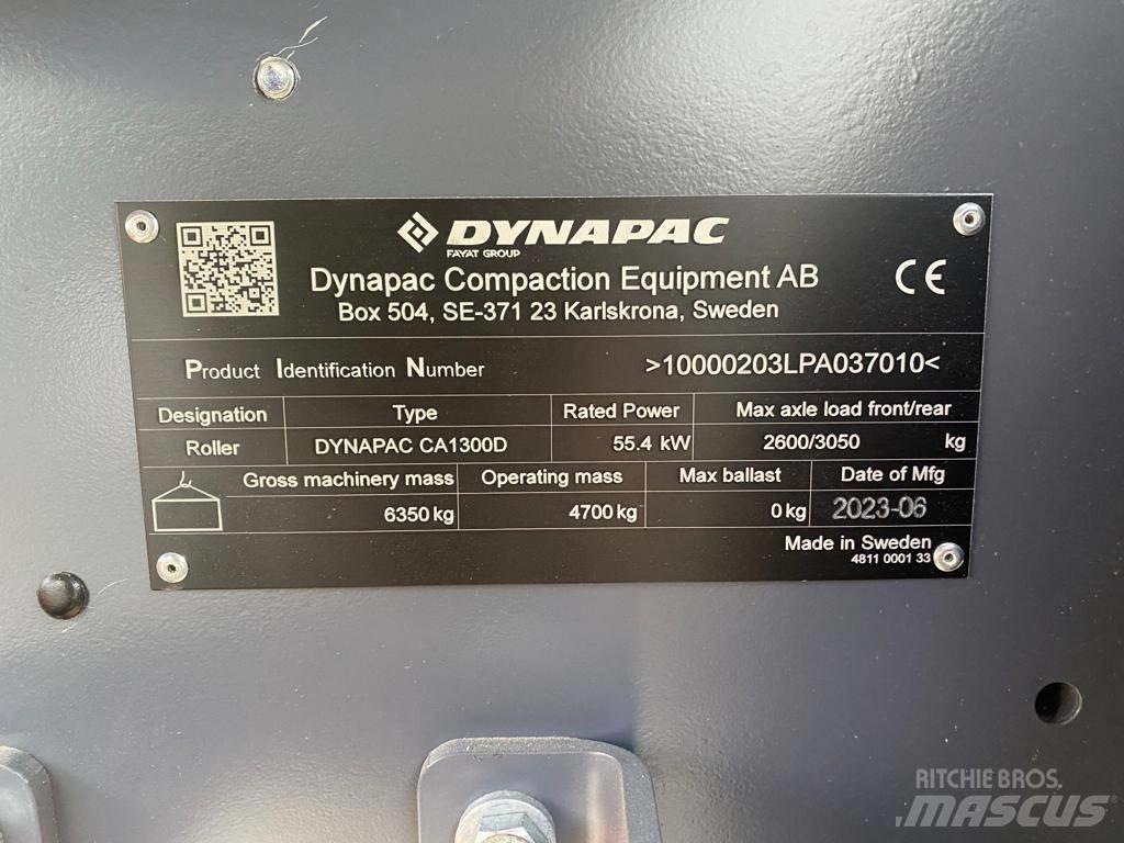 Dynapac CA 1300 D Yksivalssijyrät