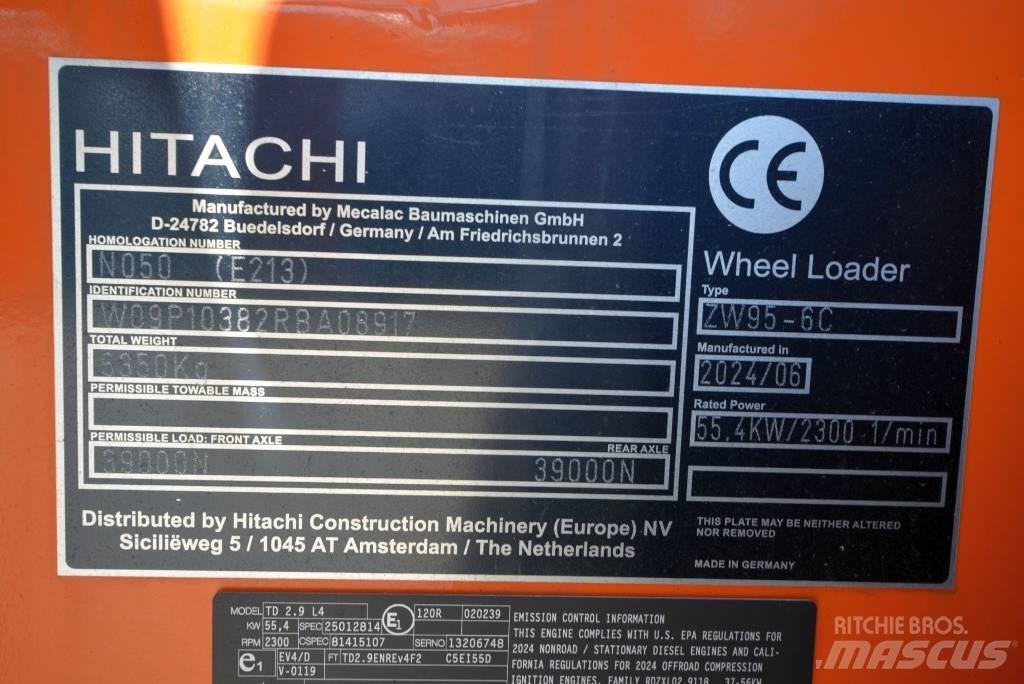 Hitachi ZW 95-6 C Pyöräkuormaajat