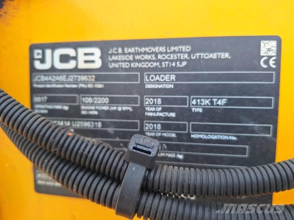 JCB 413 K Pyöräkuormaajat