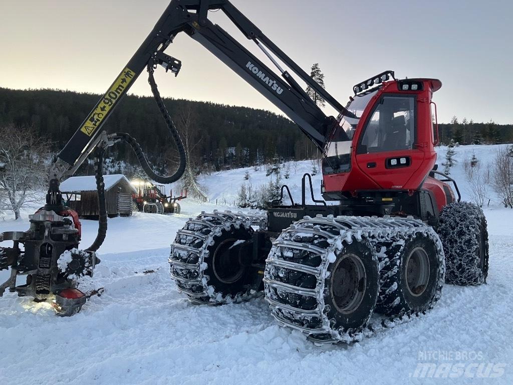 Komatsu 951 Harvesterit