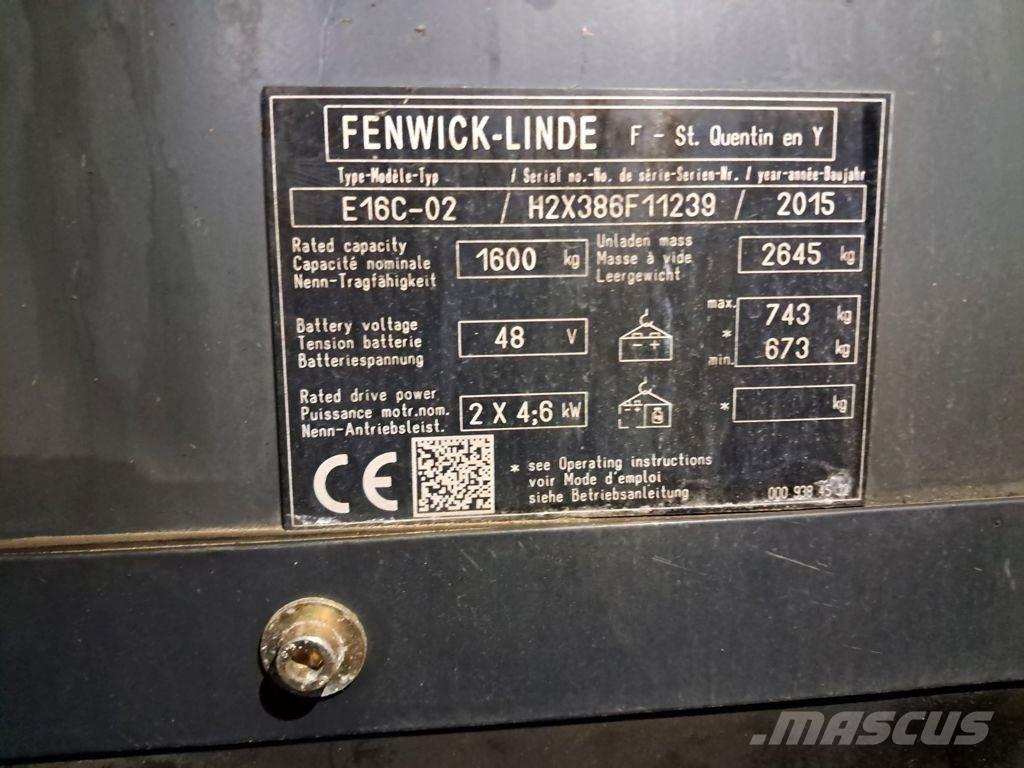 Linde E16C-02 Sähkötrukit