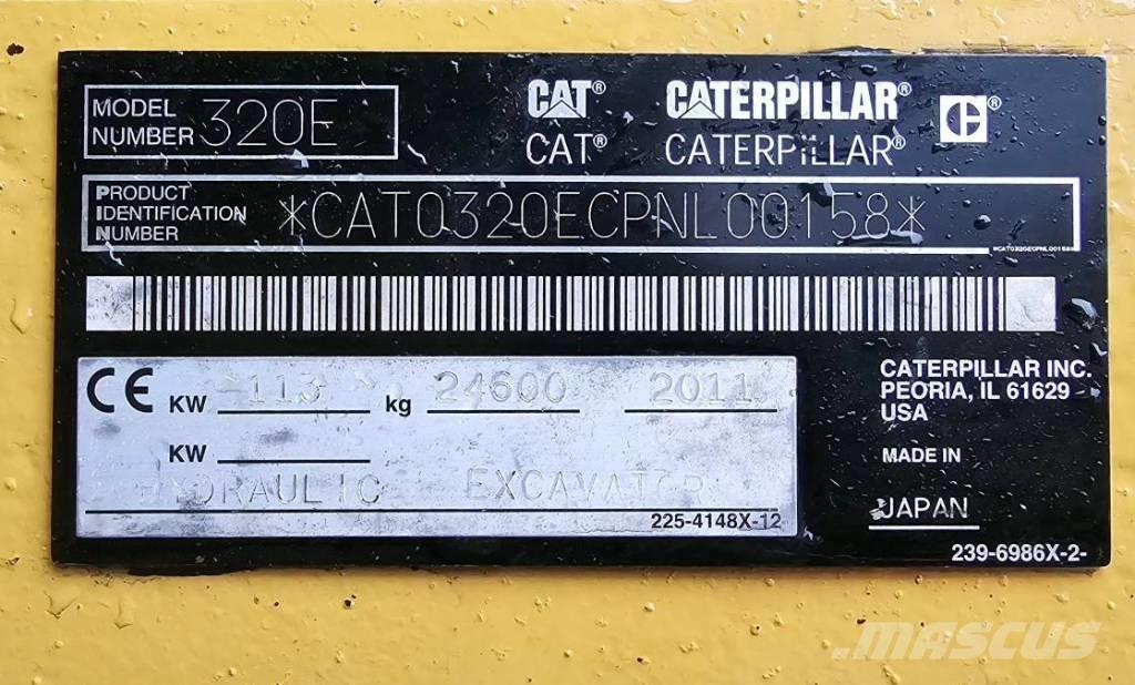 CAT 320 EL RR Telakaivukoneet