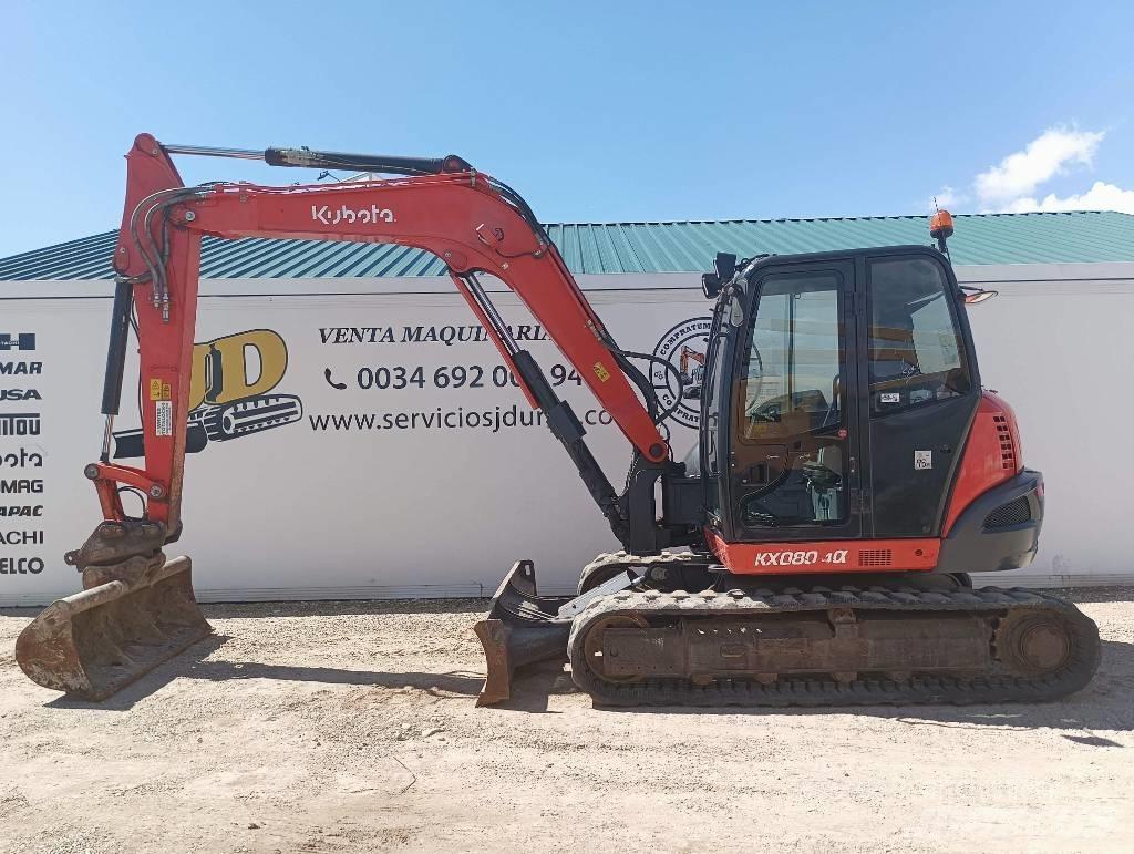 Kubota KX080-4a Kaivukoneet