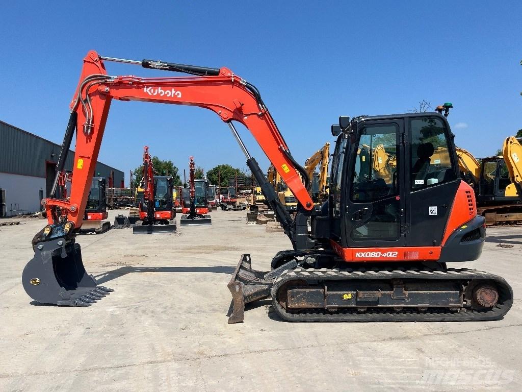 Kubota KX 080-4 Midikaivukoneet 7t - 12t