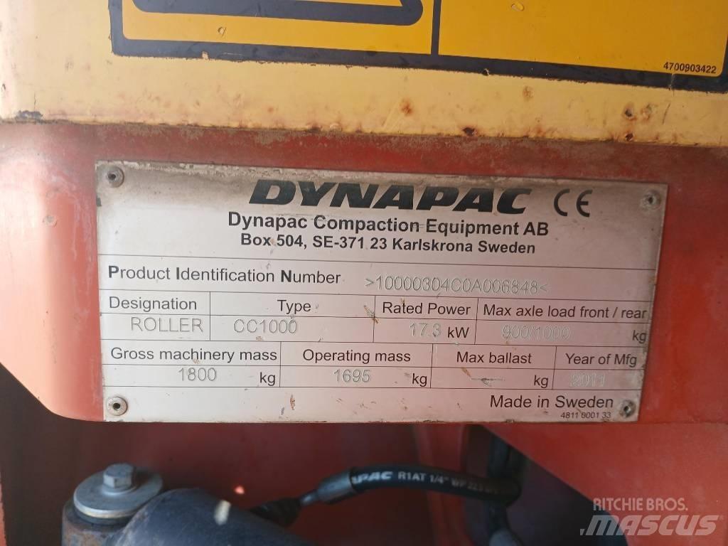 Dynapac CC1000, Vält Tandemjyrät