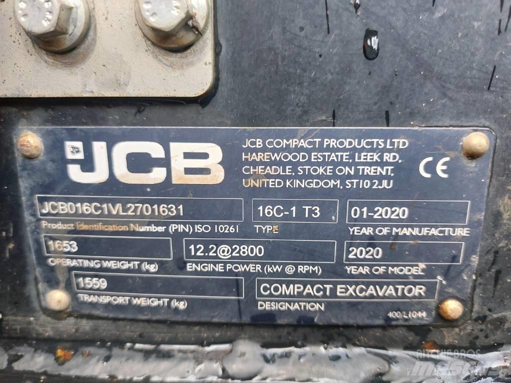 JCB 16 C Minikaivukoneet < 7t