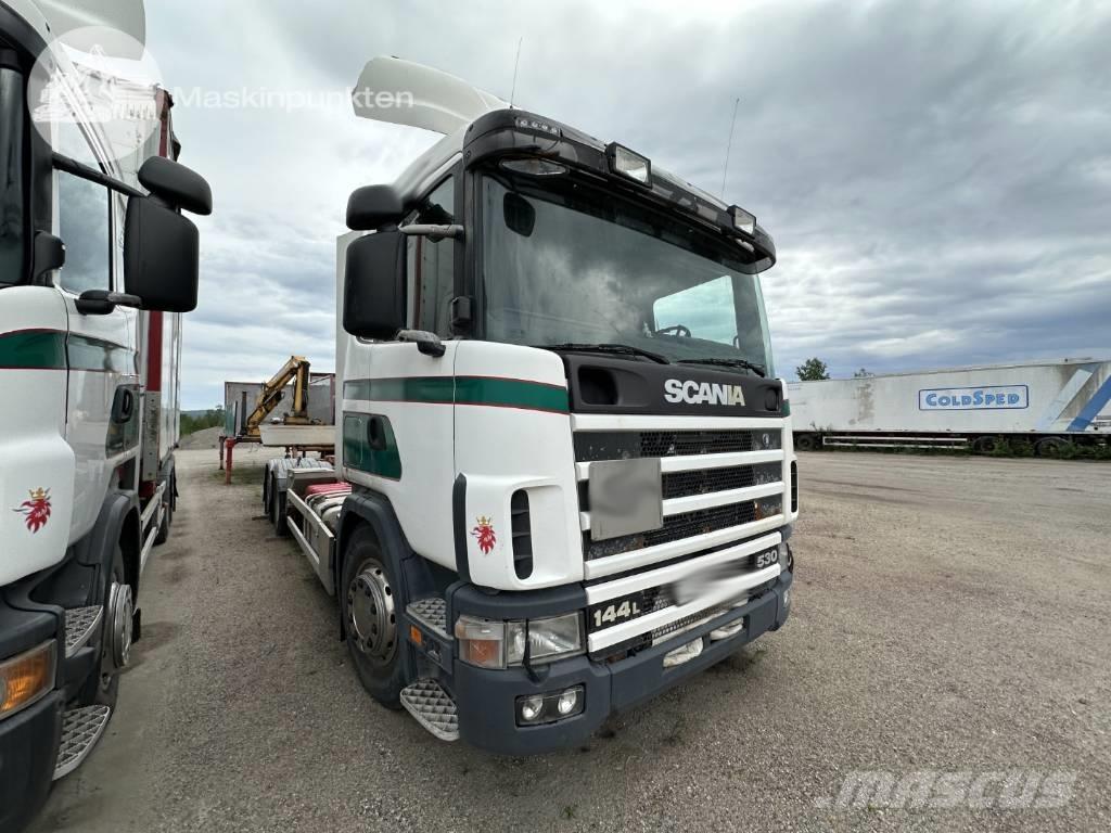 Scania R 124 LB Kontti-/tasonostoautot