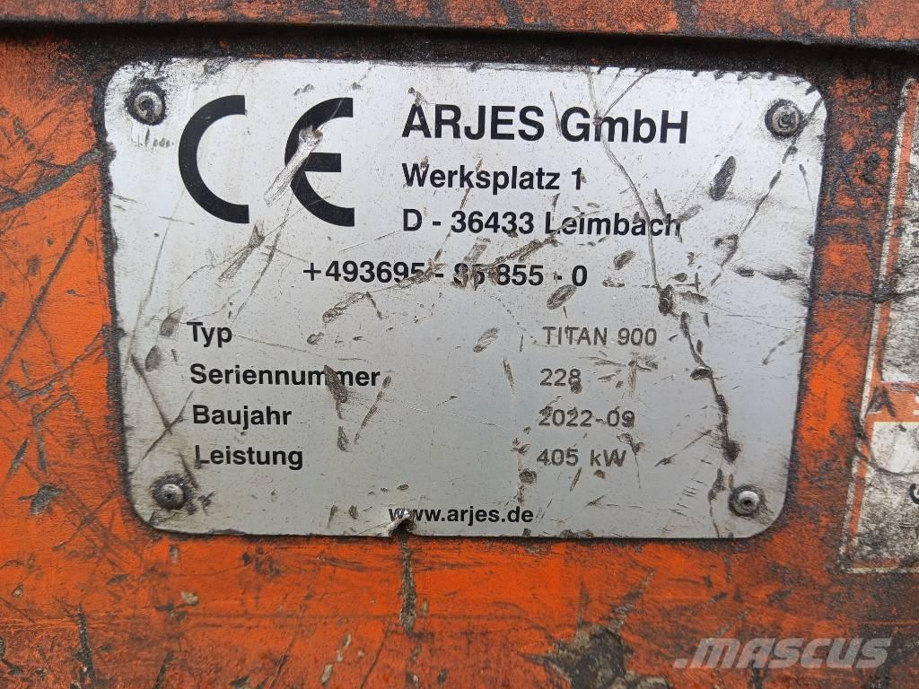 Arjes Titan 900 Jätteen silppurit