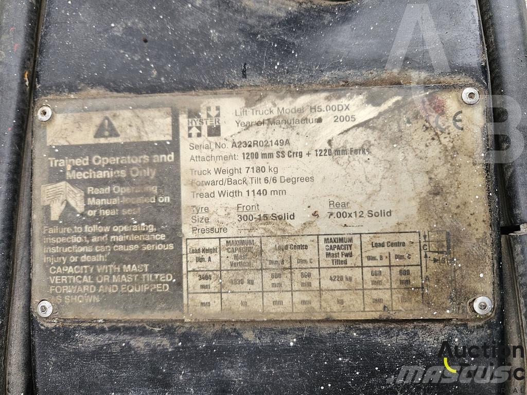 Hyster H5.00DX Dieseltrukit