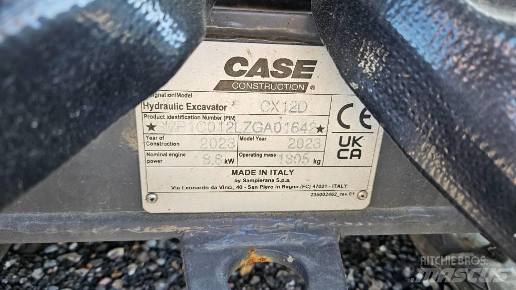 CASE CX12D Minikaivukoneet < 7t