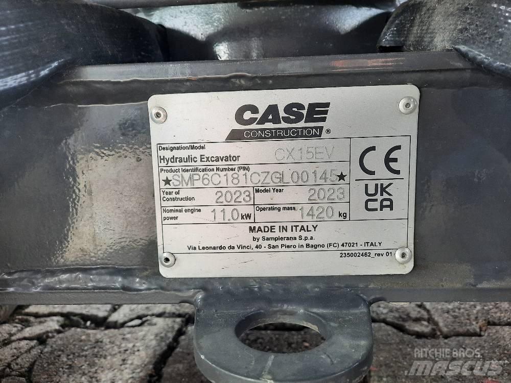 CASE CX 15 EV Minikaivukoneet < 7t