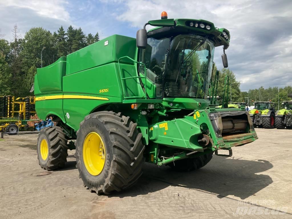 John Deere S 670 i Leikkuupuimurit