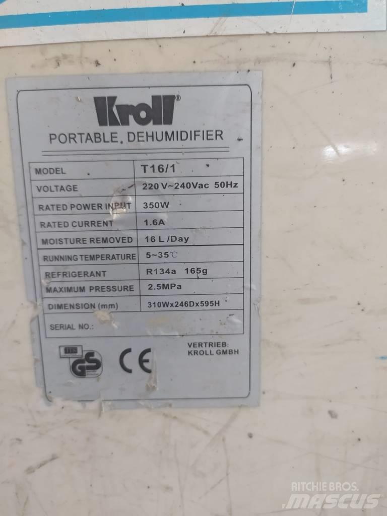 Kroll T16/1 Muut koneet