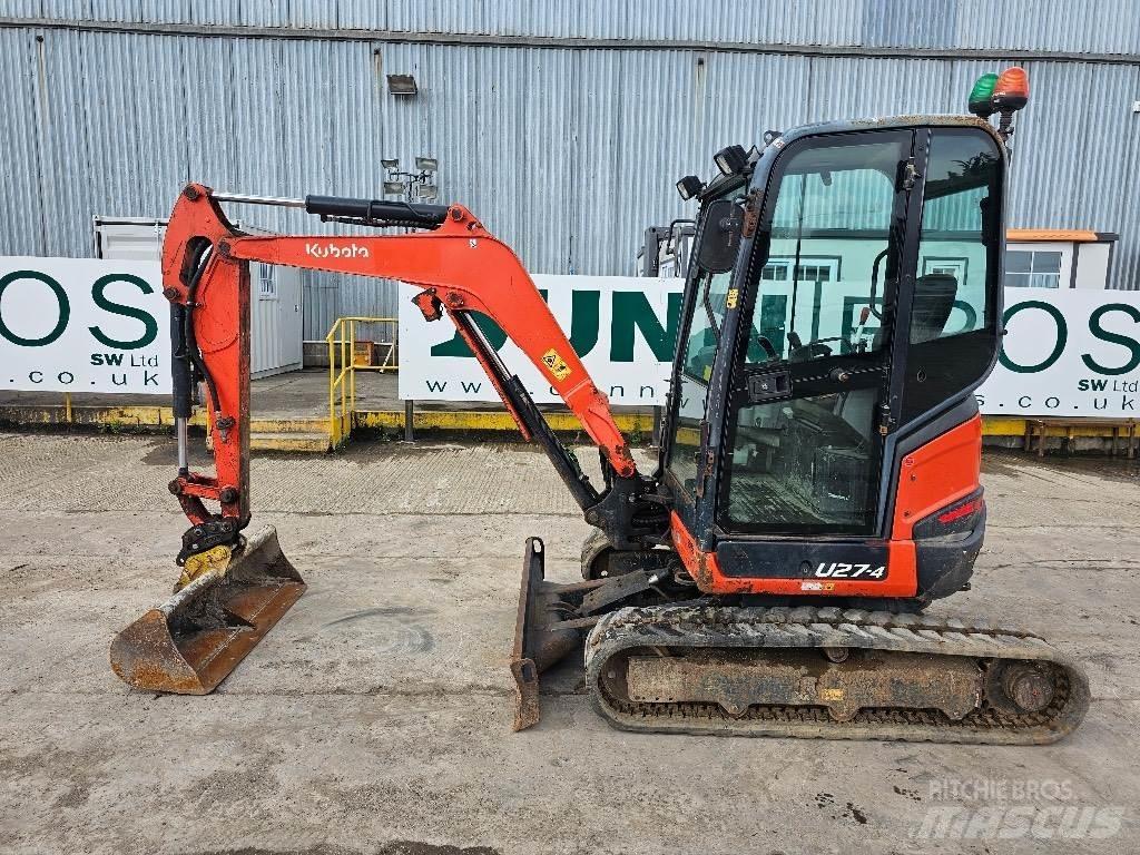 Kubota U 27-4 Minikaivukoneet < 7t