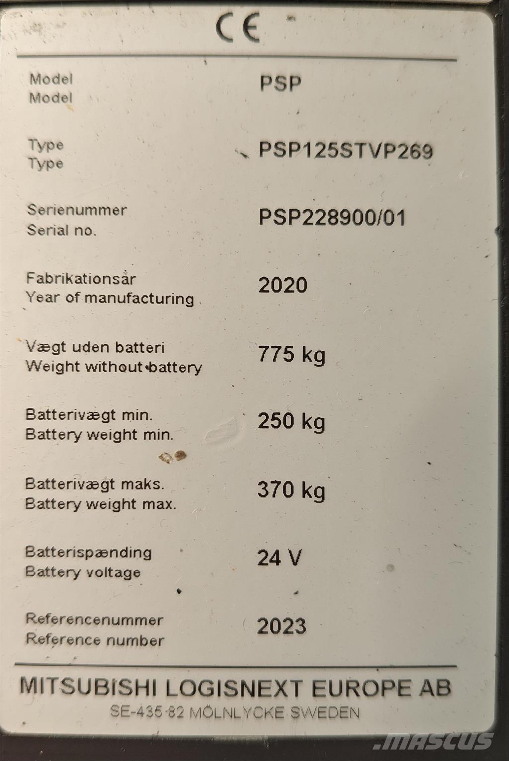 Atlet PSP125 Ajettavat pinoamisvaunut