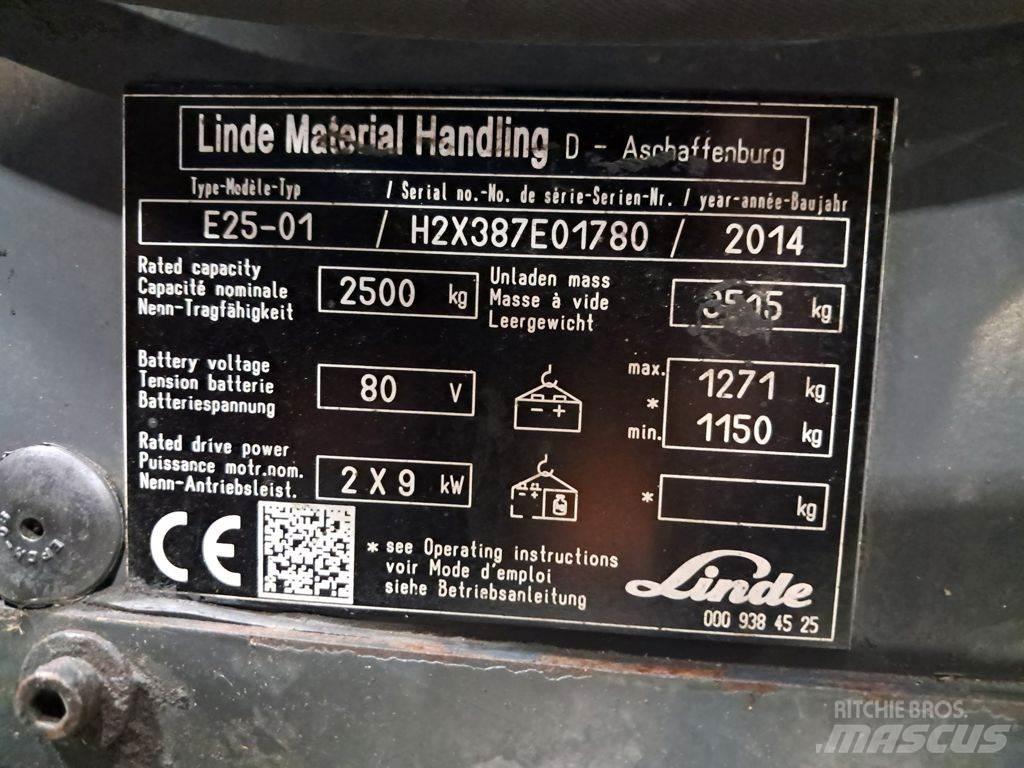 Linde E25-01 Sähkötrukit