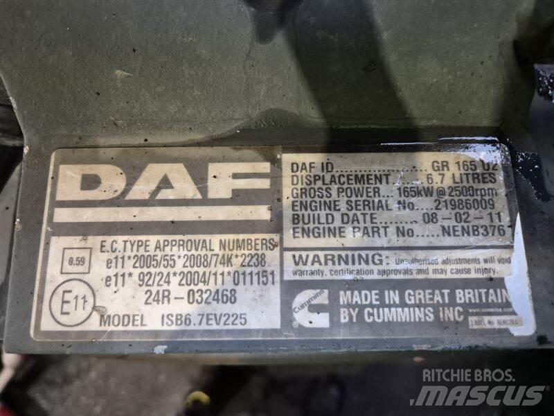 DAF GR165U2 Moottorit