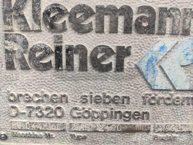 Kleemann SHB 12-90 Myllyt / Murskaus koneet