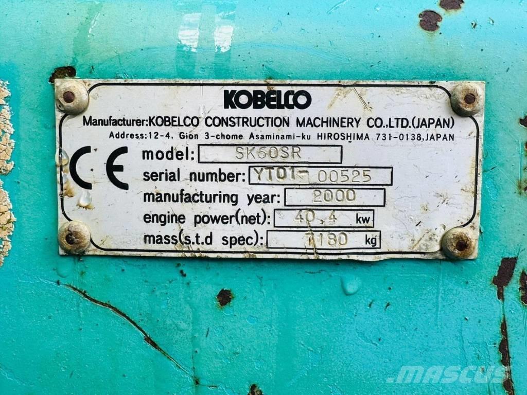 Kobelco SK 60 SR Minikaivukoneet < 7t