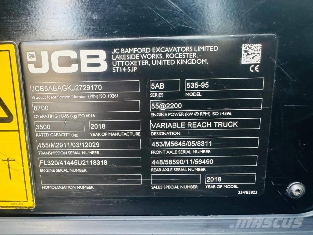 JCB 535-95 Kurottajat