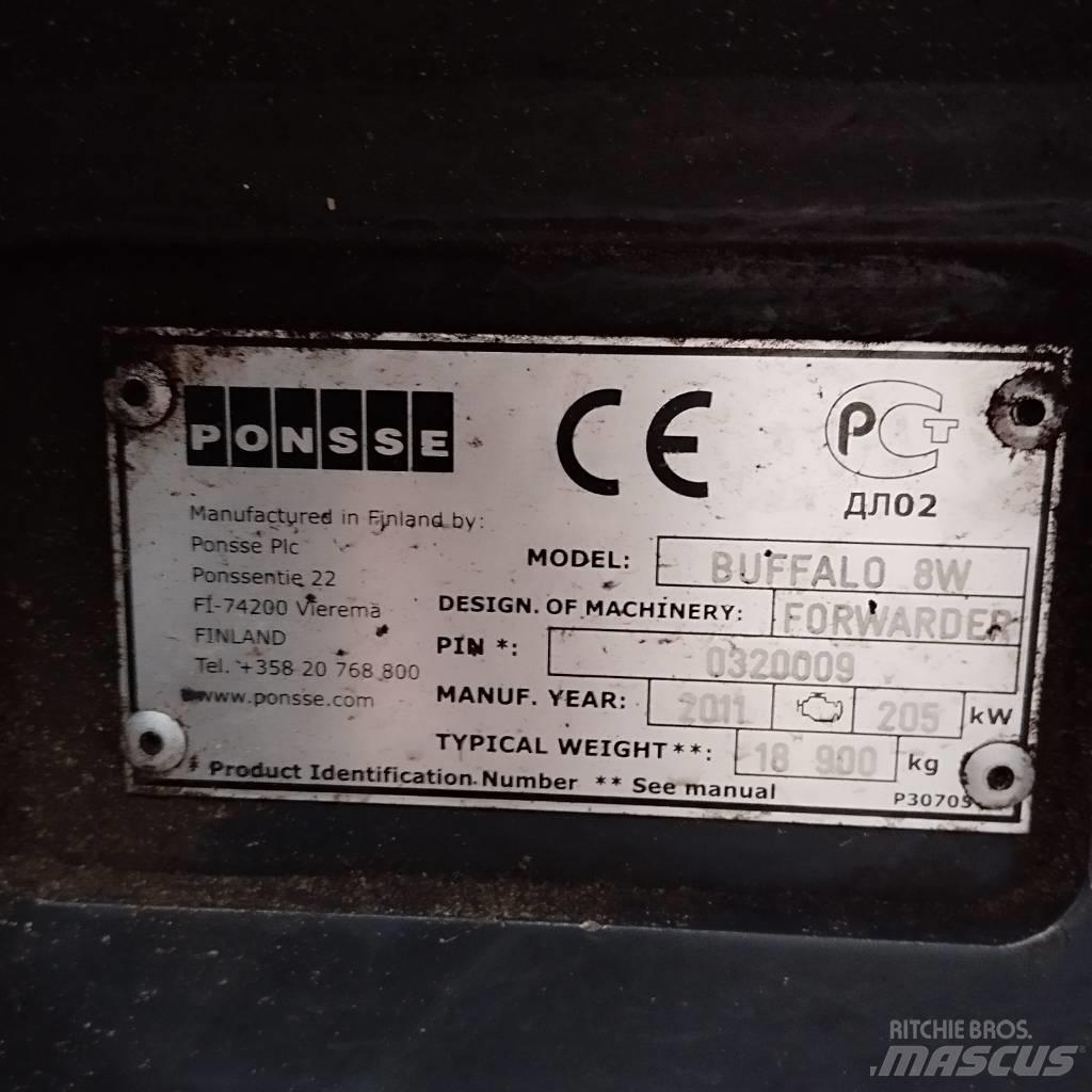 Ponsse Buffalo 8W Kuormatraktorit